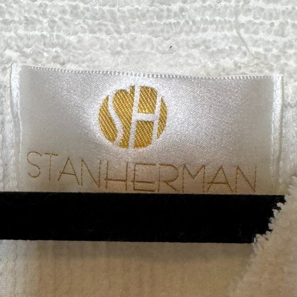 Stan Herman “Moon & Stars” Chenille Robe — 90s Cozy - VINTAGE - Picture 2 of 8